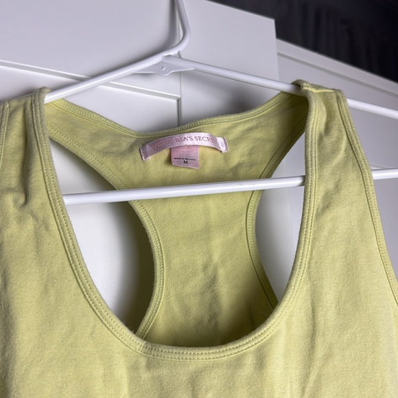 Victoria secret/ VS solid yellow tank top size medium - Picture 2 of 6